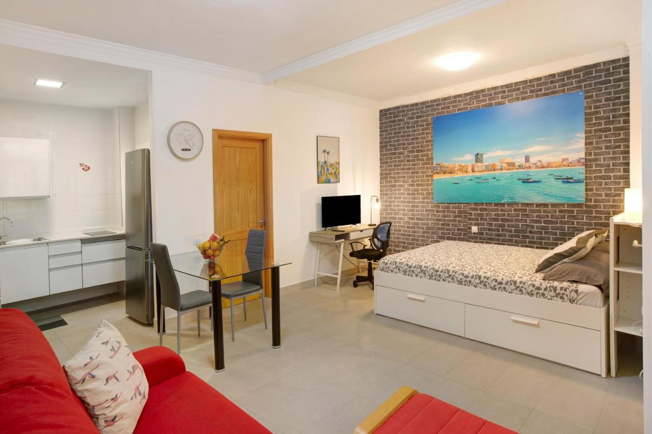 Beach Studio Apartment Canteras Las Palmas de Gran Canaria Esterno foto