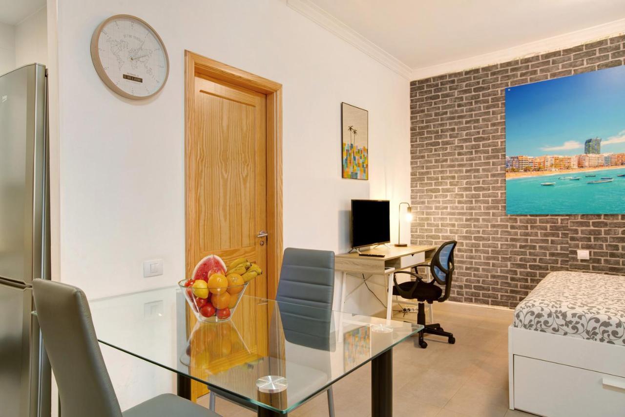 Beach Studio Apartment Canteras Las Palmas de Gran Canaria Esterno foto